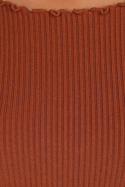 Kya Knit Top Rust