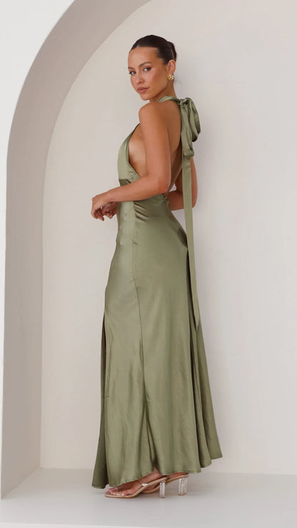 Amalia Maxi Dress Olive