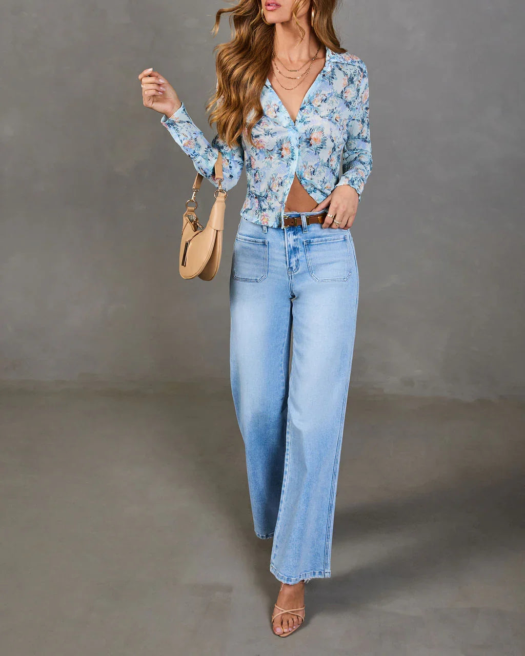 Serenna Super Stretch Wide Leg Jeans