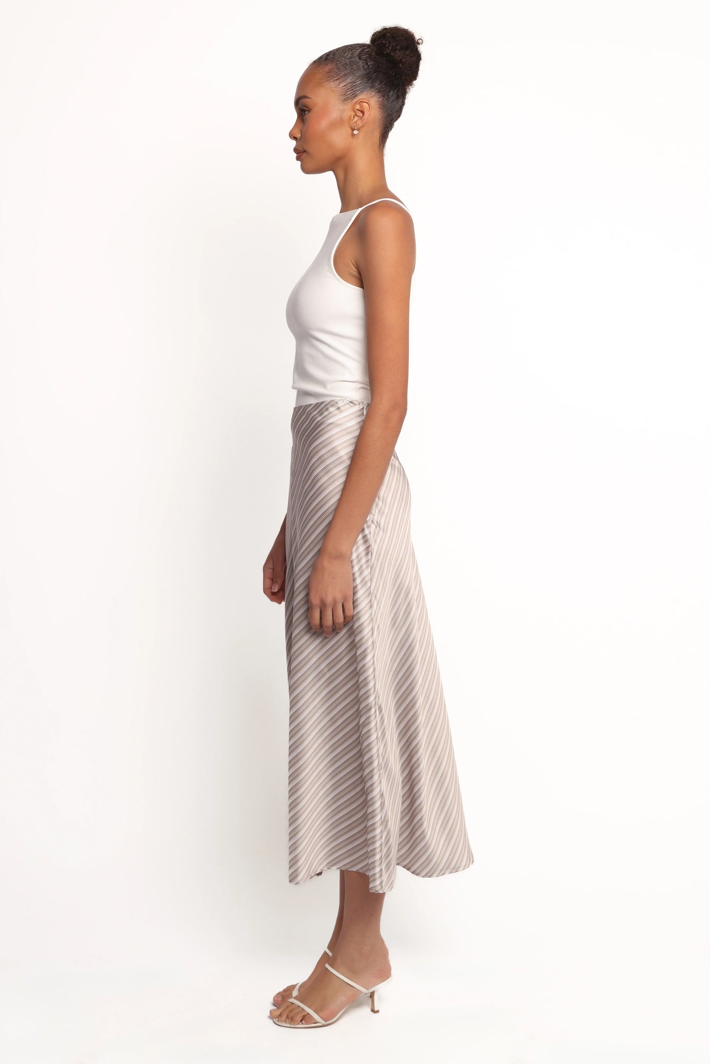 Corrina Midi Skirt Stripe