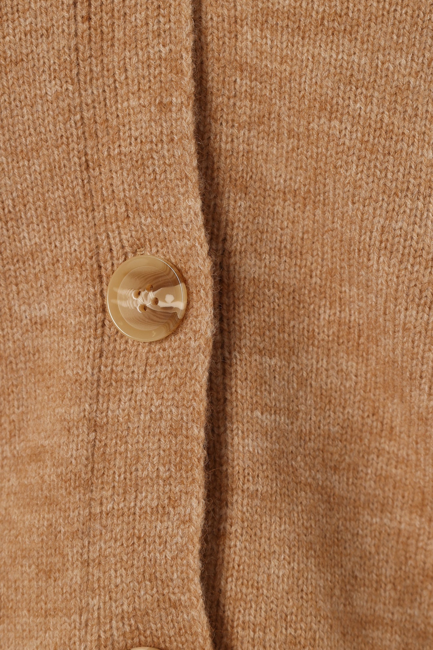Isabel Button Front Cardigan Beige
