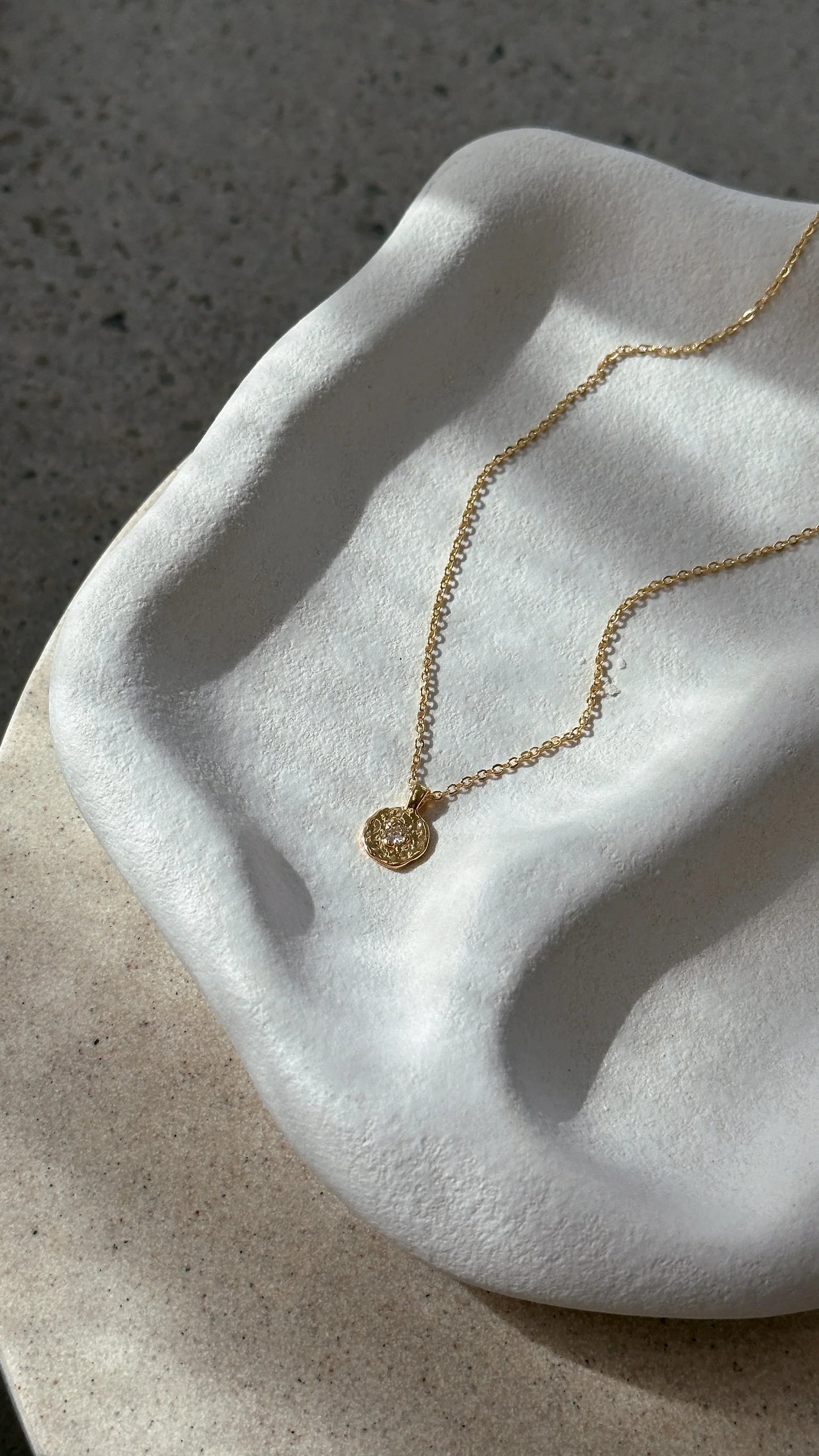 April Birthstone Necklace Crystal