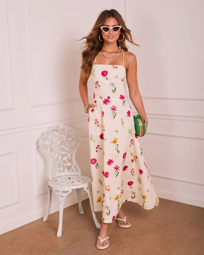 Flora Poise Floral Maxi Dress