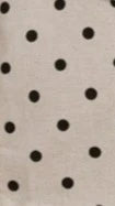 Fiana Top Beige Black Polka Dot
