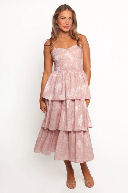 Imogene Midi Dress Mauve