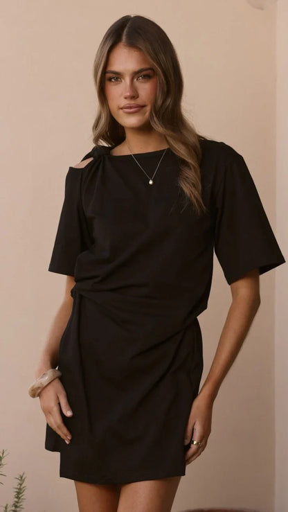 Nula Mini Dress Black