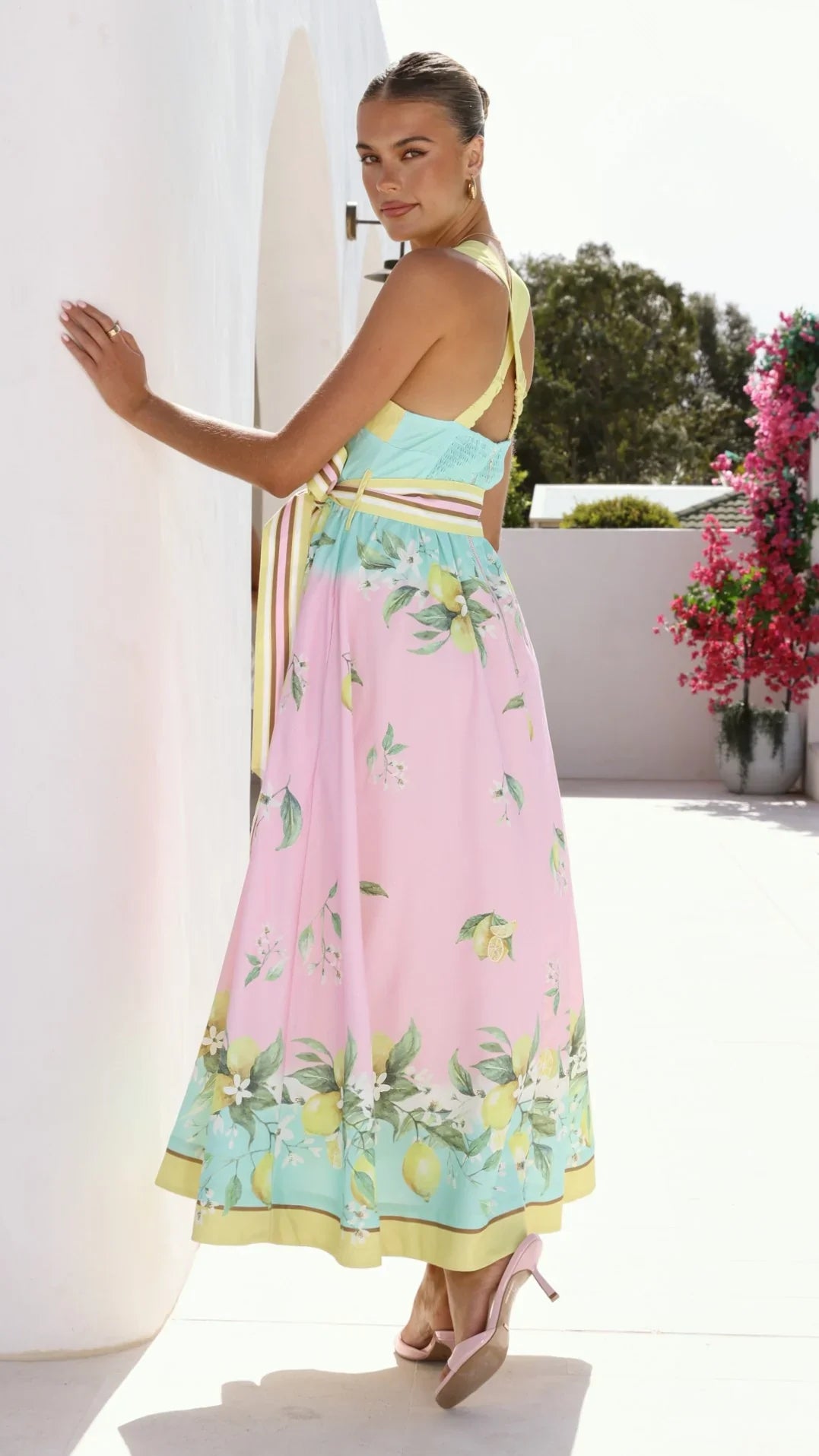 Velma Maxi Dress Rosé Lemonade