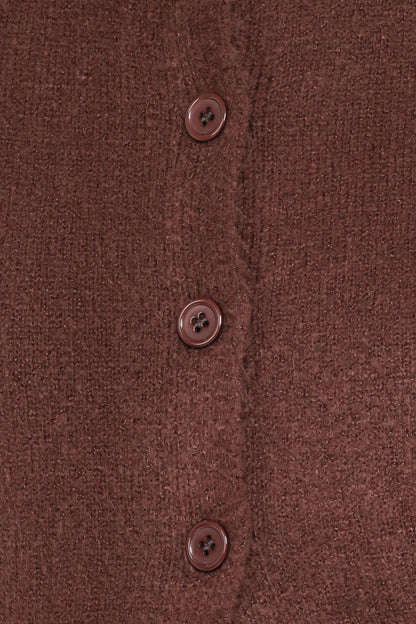 Lilith Knit Top Chocolate Brown
