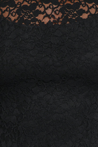 Davina Long Sleeve Midi Dress Black