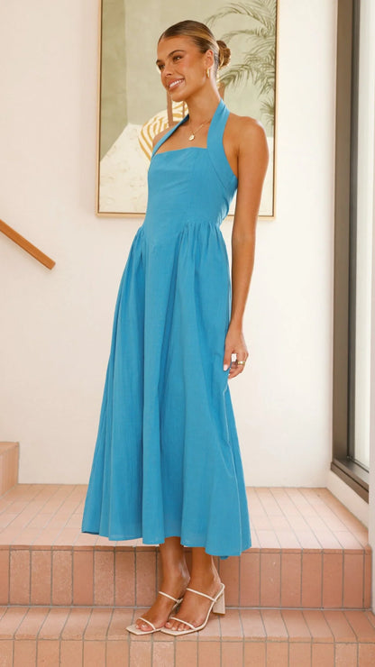 Caden Maxi Dress Cobalt Blue