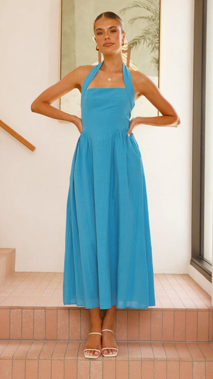 Caden Maxi Dress Cobalt Blue