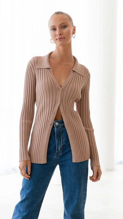 Darcy Knit Top Mocha