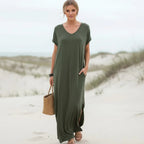 Casual T Shirt Maxi Dress