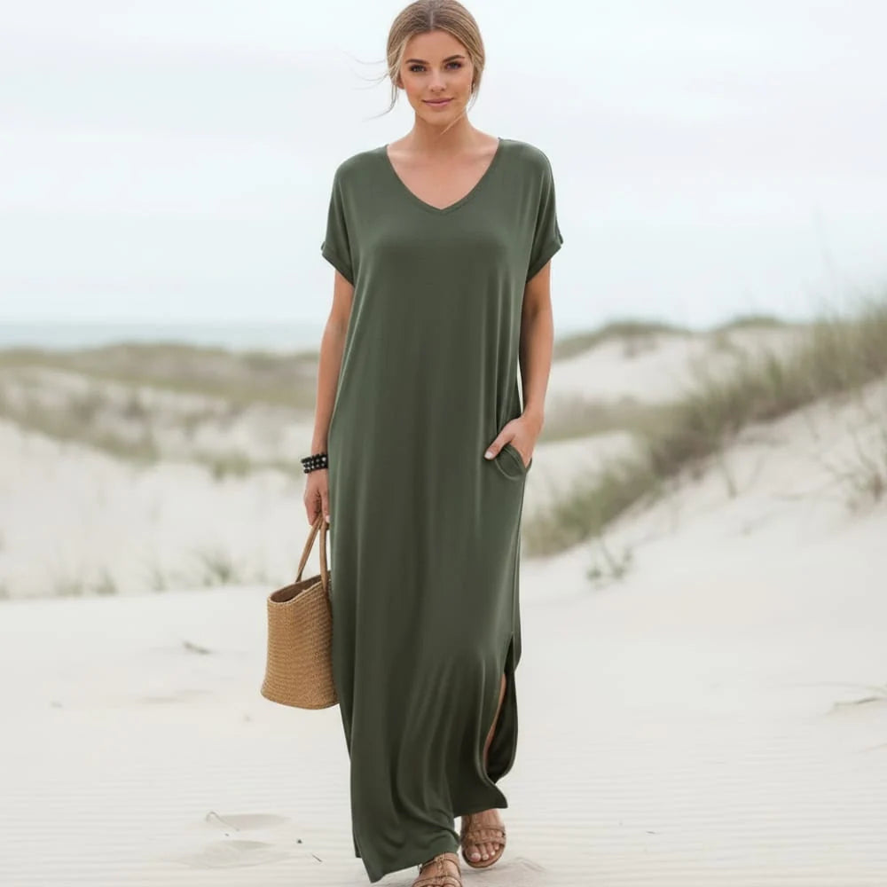 Casual T Shirt Maxi Dress