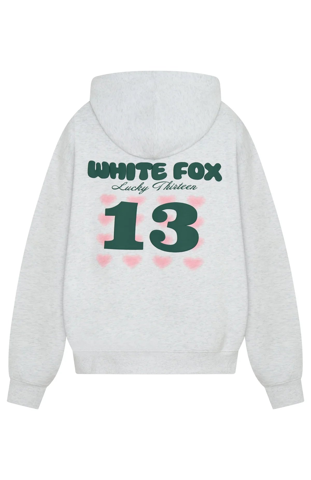 Lucky Thirteen Charise Zip Front Hoodie Grey Marle