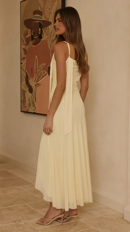 Lucy Maxi Dress Yellow