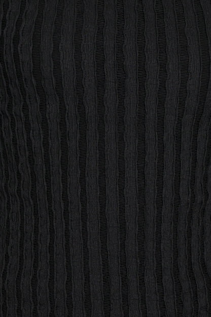 Bellatrix Textured Knit Top Black