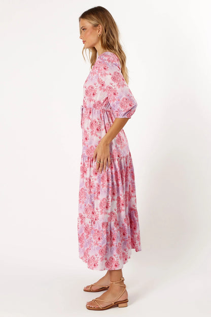 Kelda Dress Pink Purple