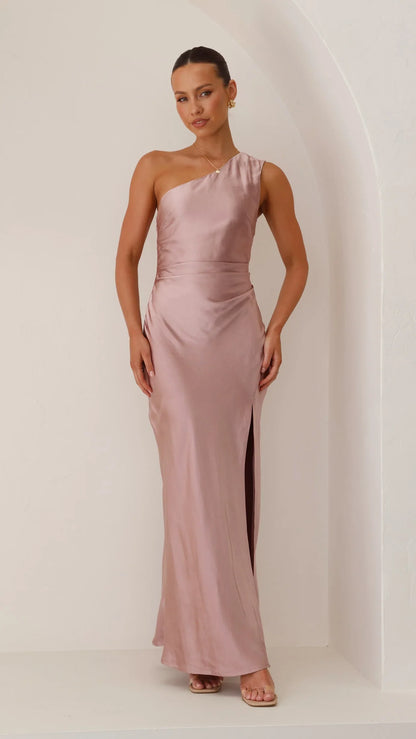 Victoria Maxi Dress Dusty Pink