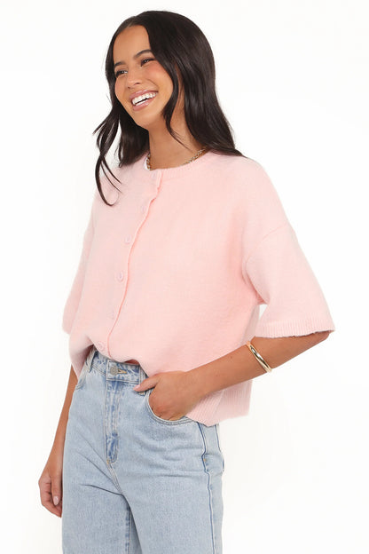 Lilith Knit Top Pink