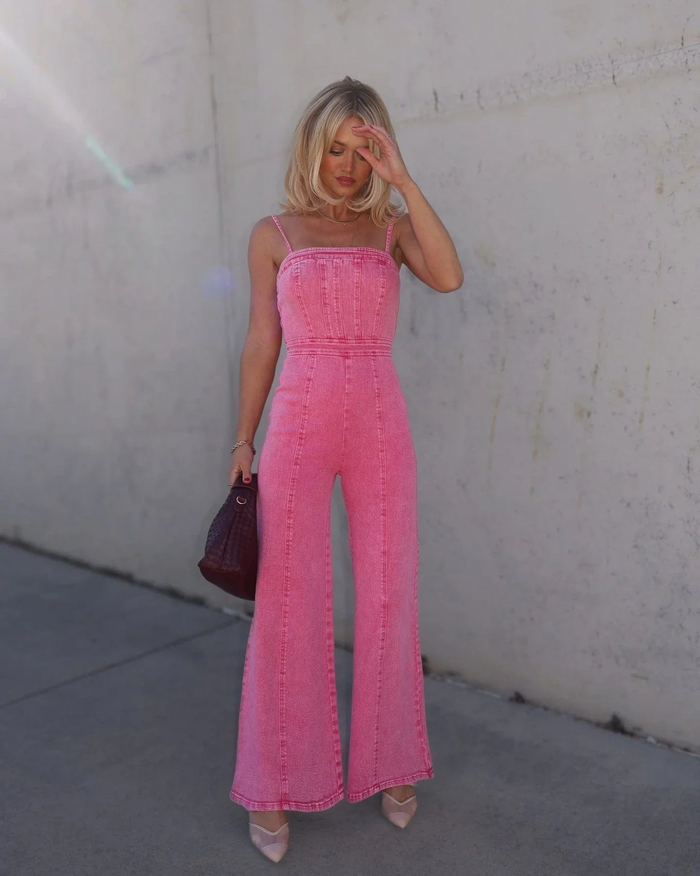 Trendsetter Denim Jumpsuit