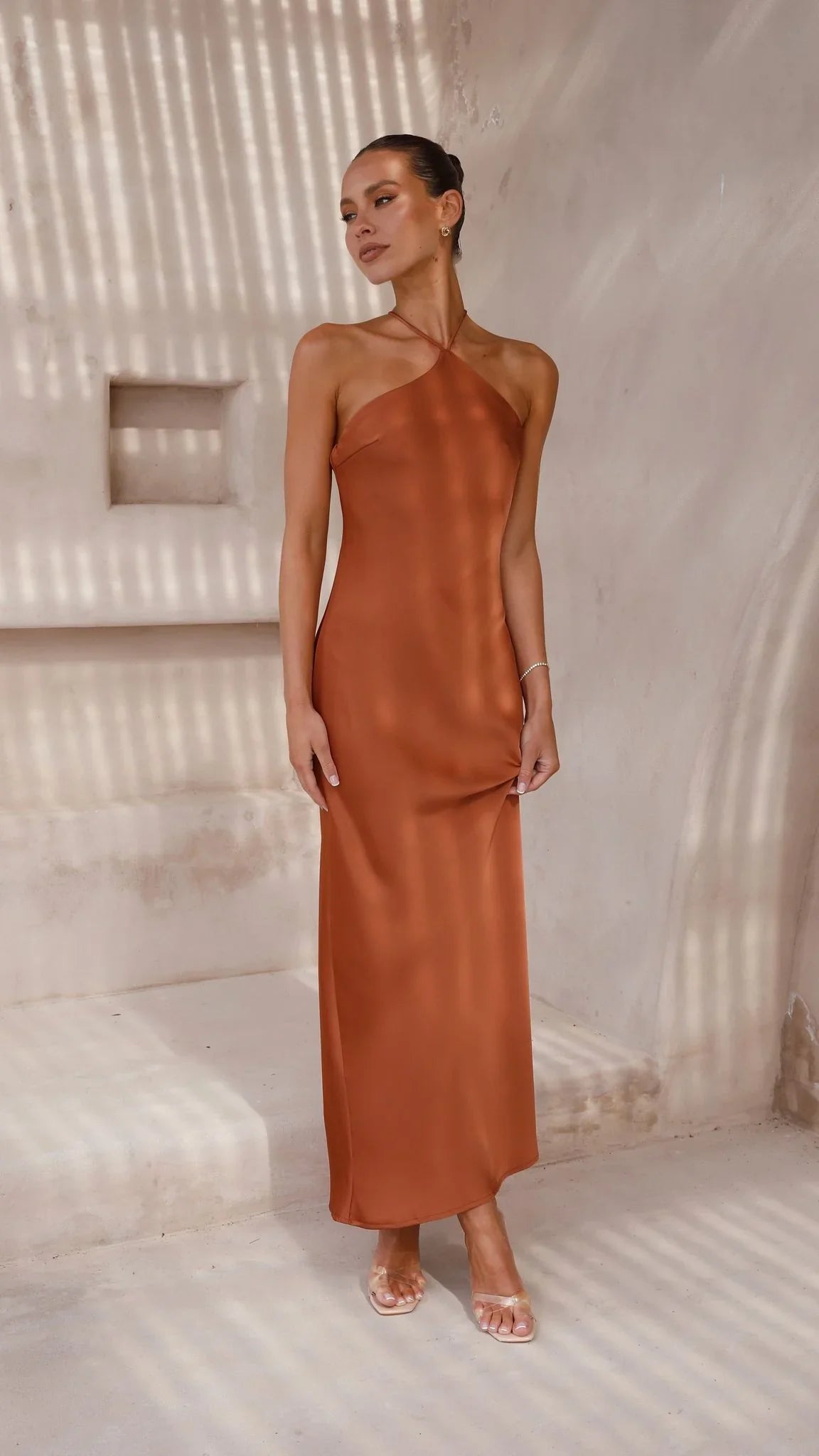Chiara Maxi Dress Copper