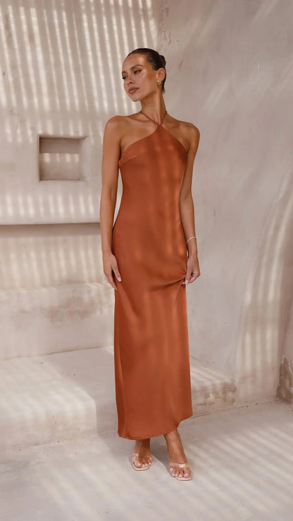 Chiara Maxi Dress Copper