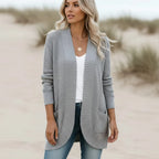 Boho Long Knit Cardigan with Pockets