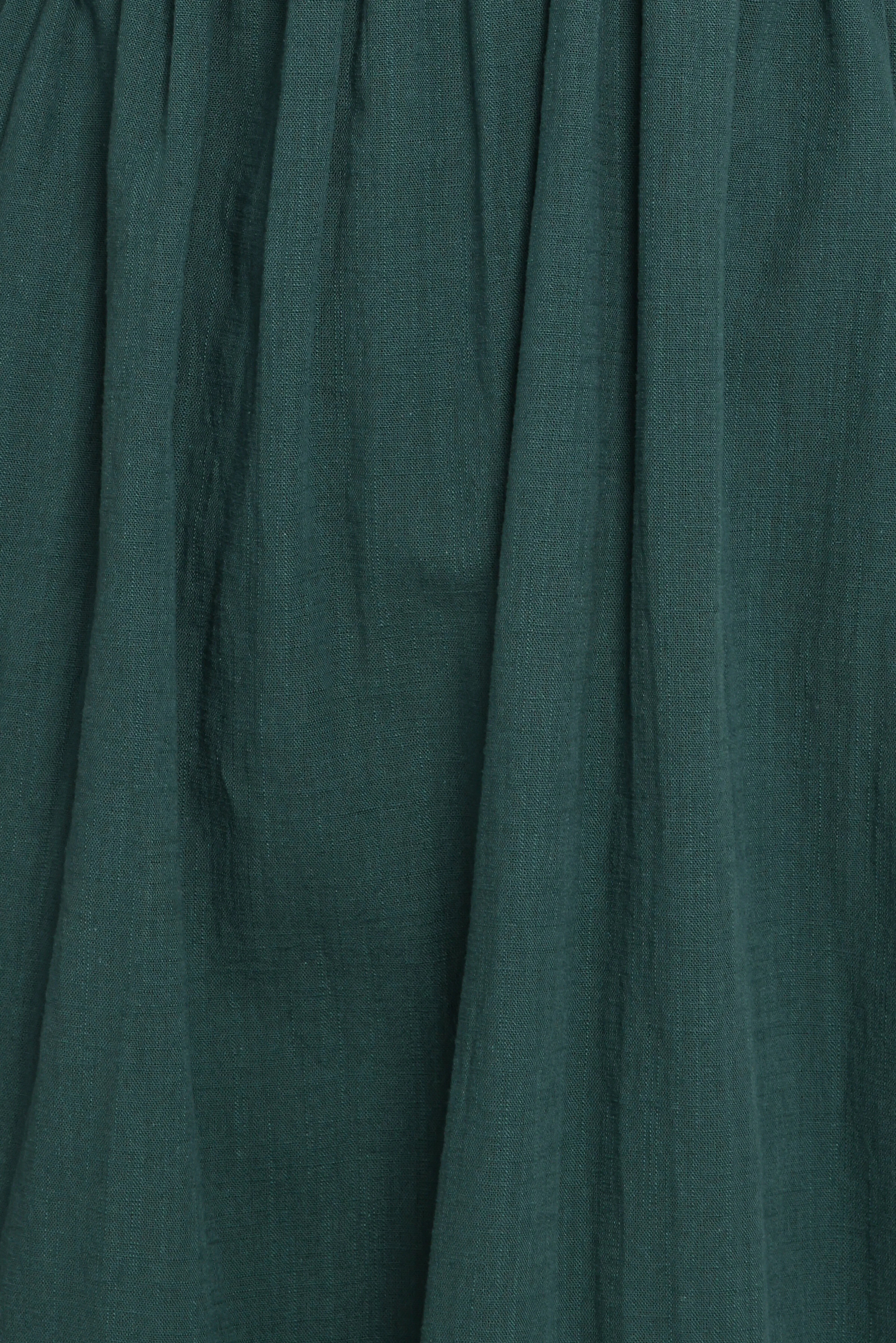 Sullivan Puff Sleeve Maxi Dress Forest Green