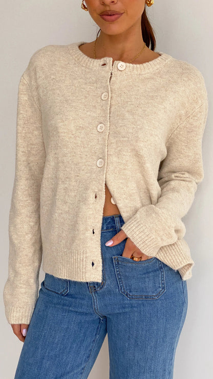 Carinna Knit Jumper Beige