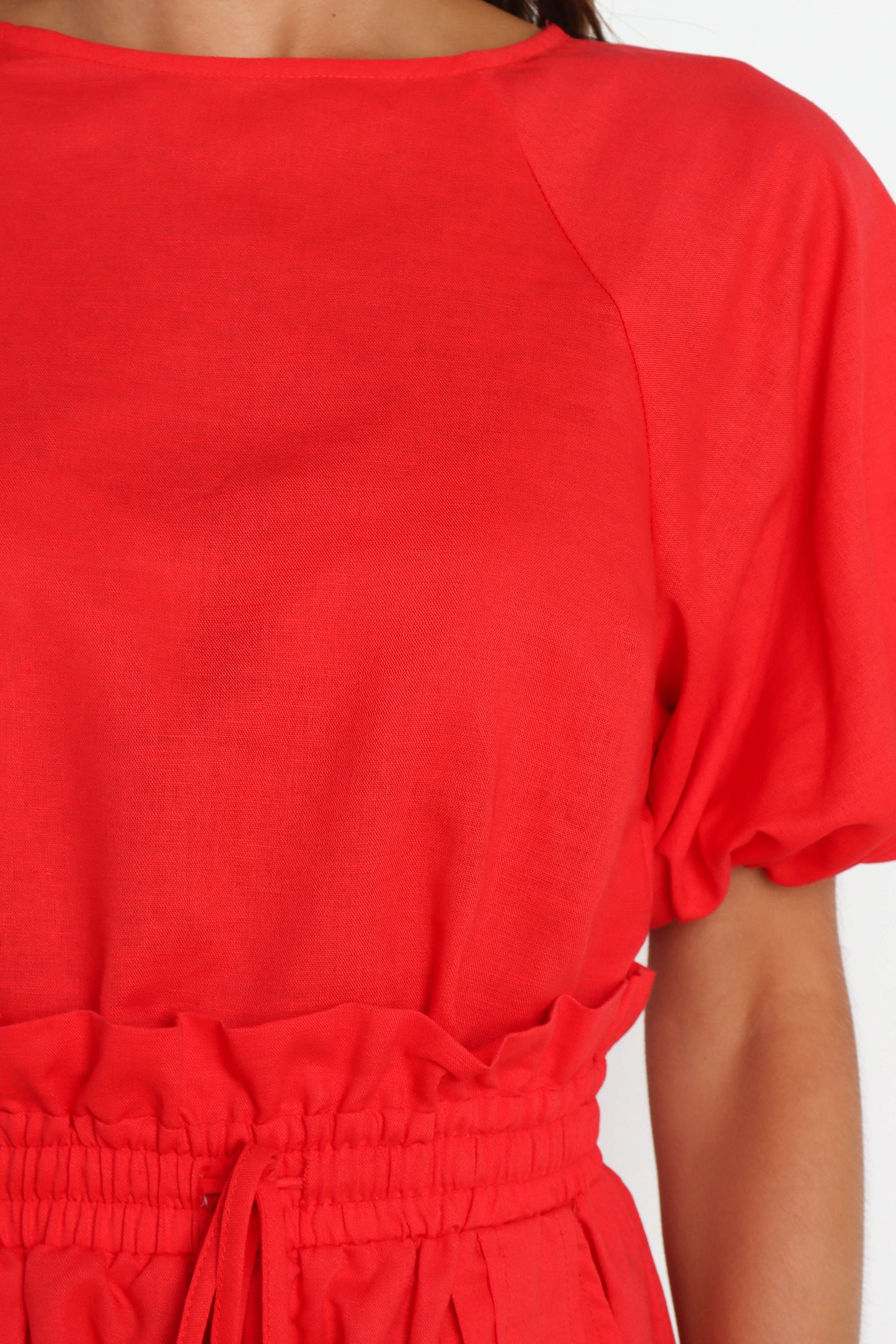 Chelsey Linen Set Red