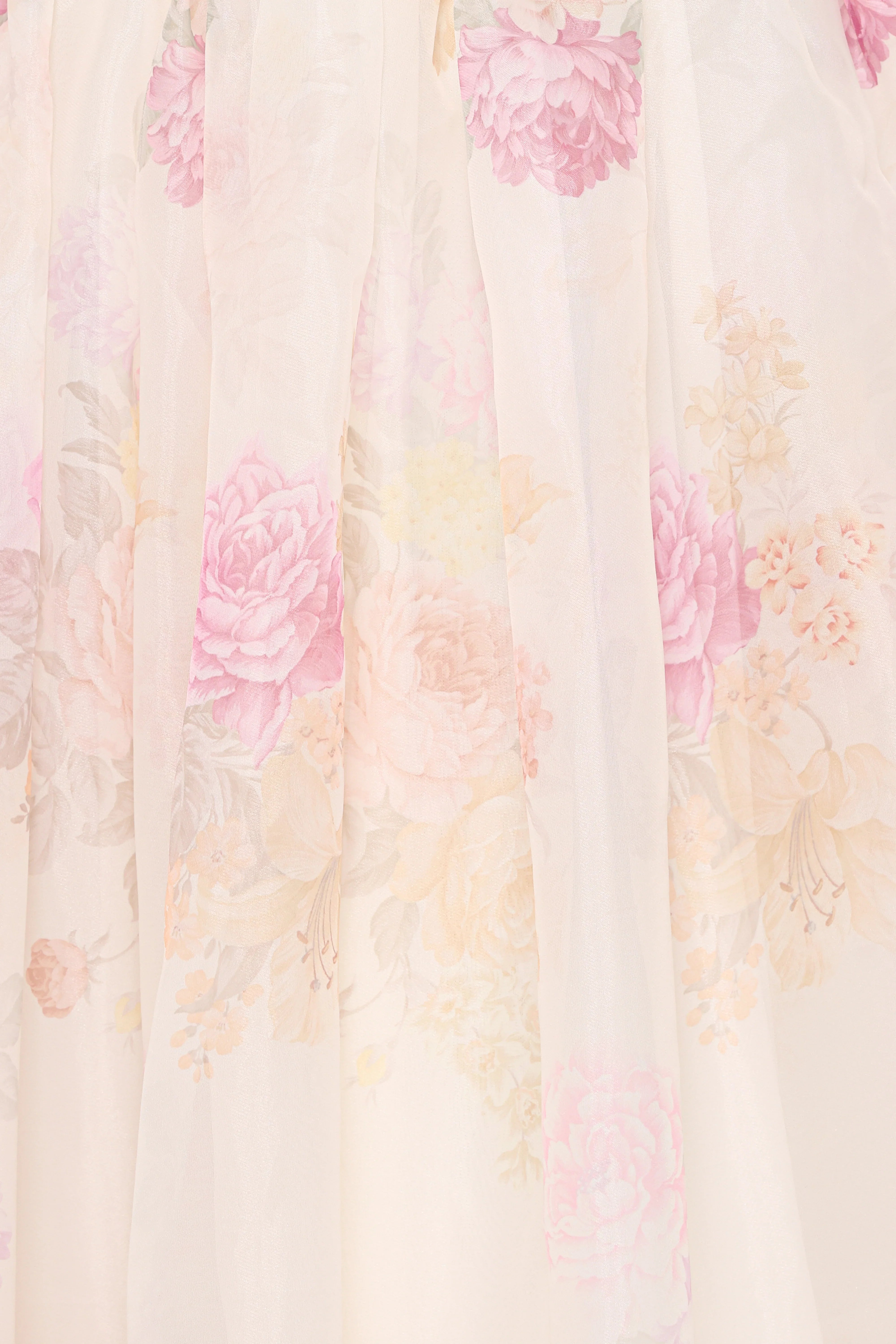 Floret Midi Dress Yellow Floral