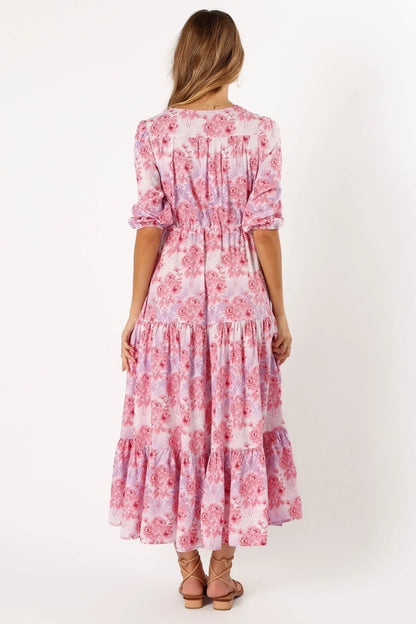 Kelda Dress Pink Purple
