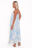 Margherita Maxi Dress Blue Hibiscus