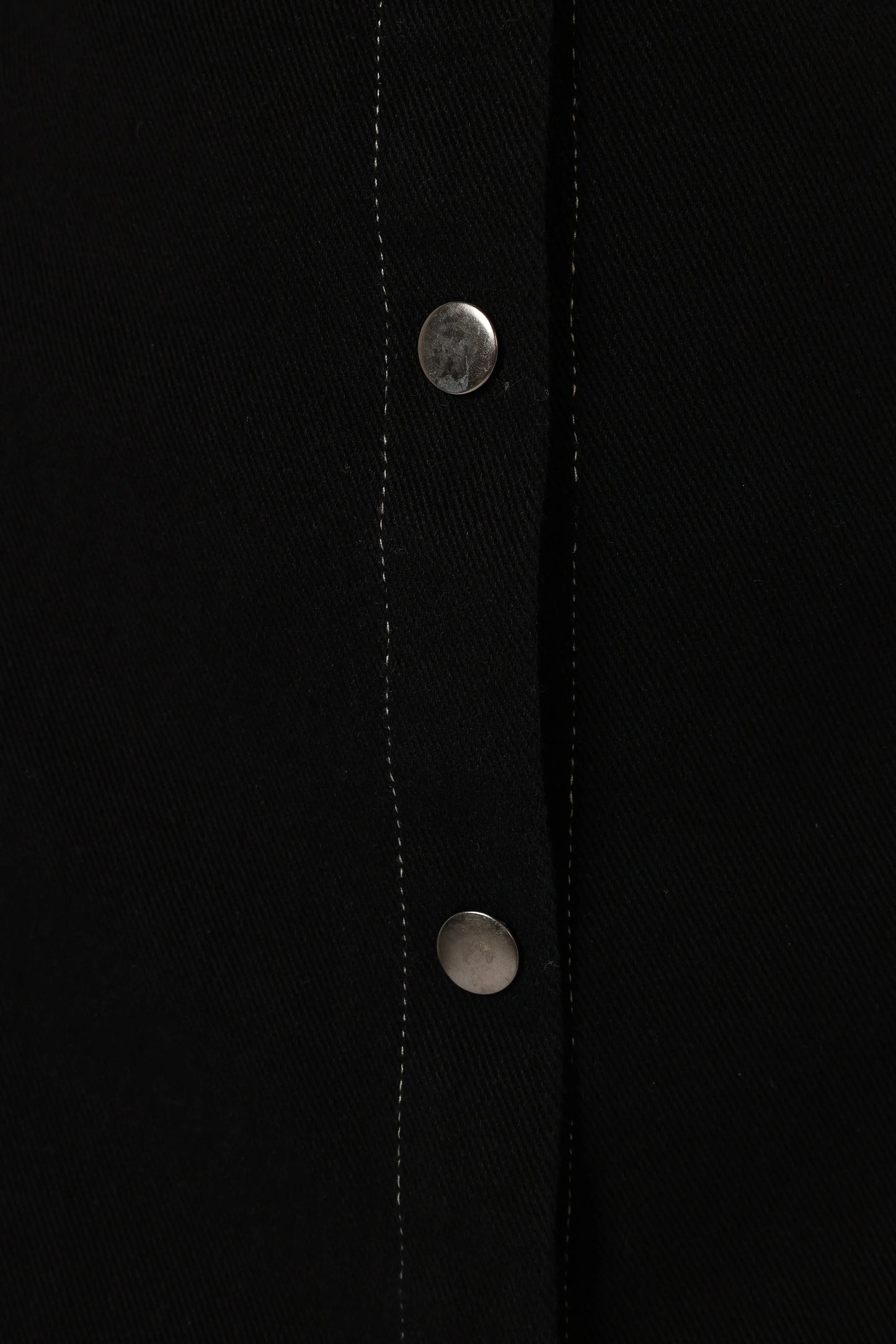 Hailey Denim Mini Dress Black
