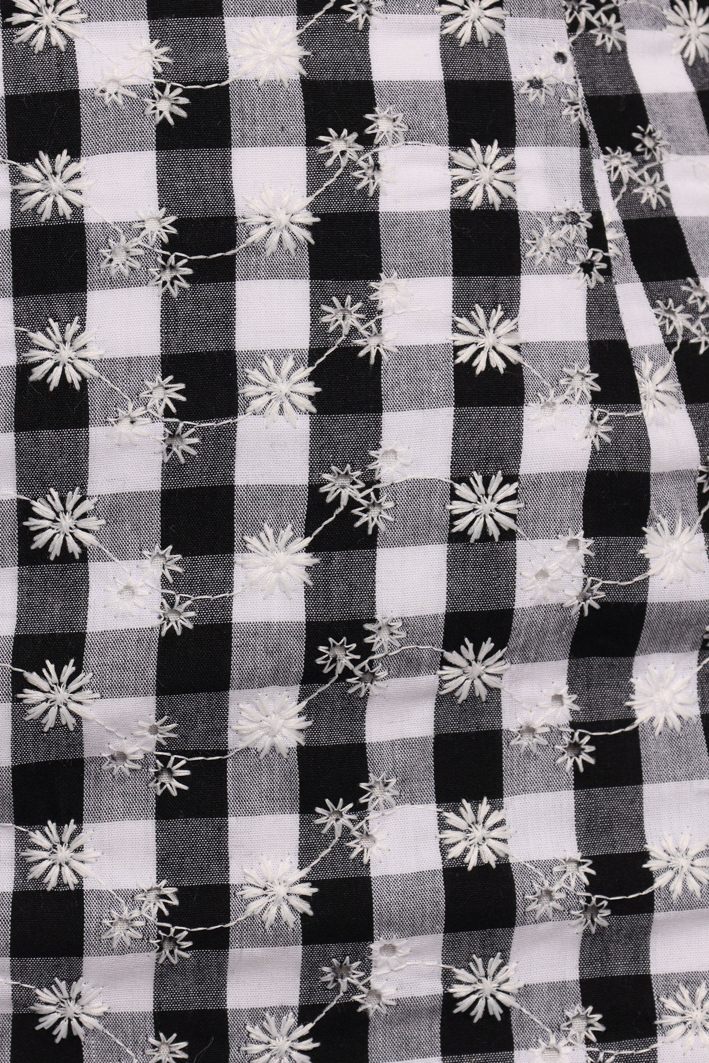 Clement Mini Skirt Black White Gingham