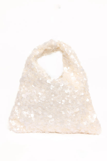 Ashlyn Sequin Bag Champagne