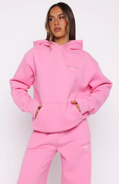Vol 1 Oversized Hoodie Bubblegum