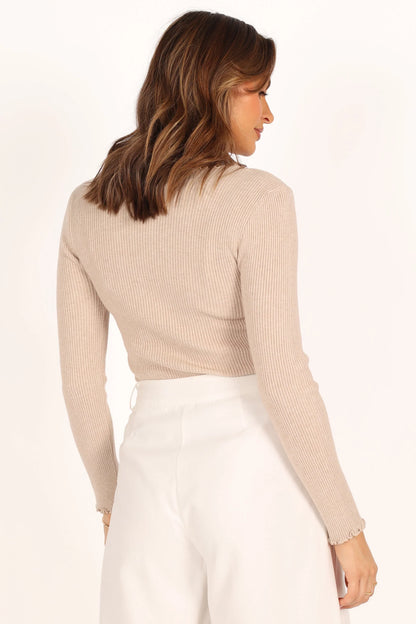 Kya Knit Top Beige