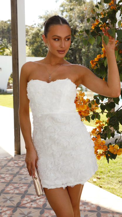 Julia Mini Dress White