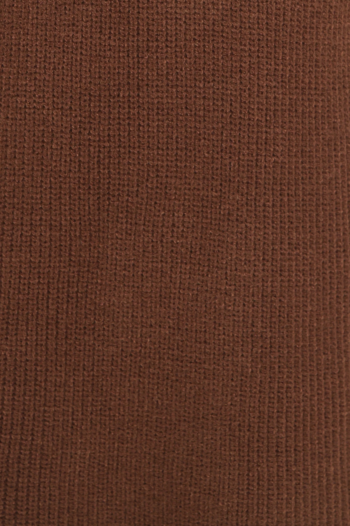 Wright Knit Mini Dress Chocolate Brown