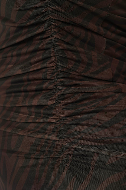 Naomi Midi Dress Zebra