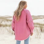 Colorful Boho Denim Jacket
