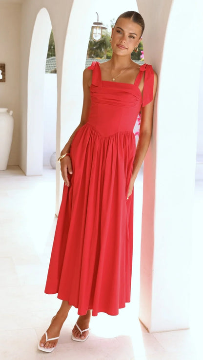 Haisley Maxi Dress Red