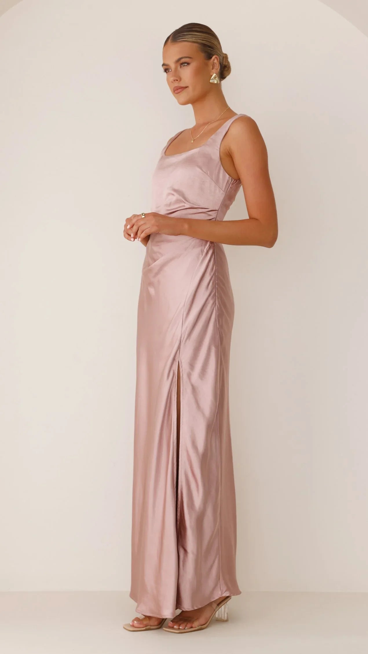 Alaria Maxi Dress Dusty Pink
