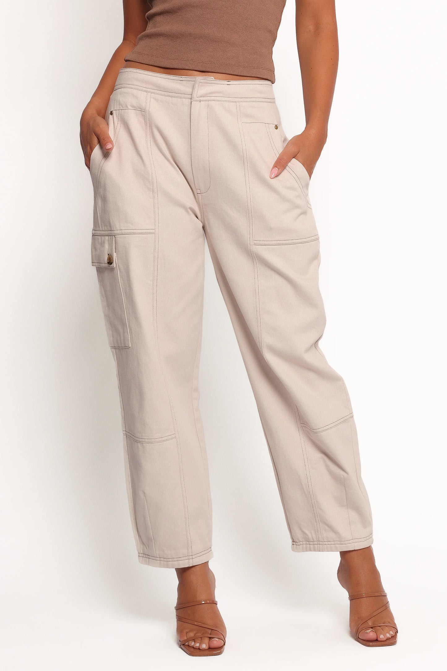 Kiah Cargo Pant Ecru