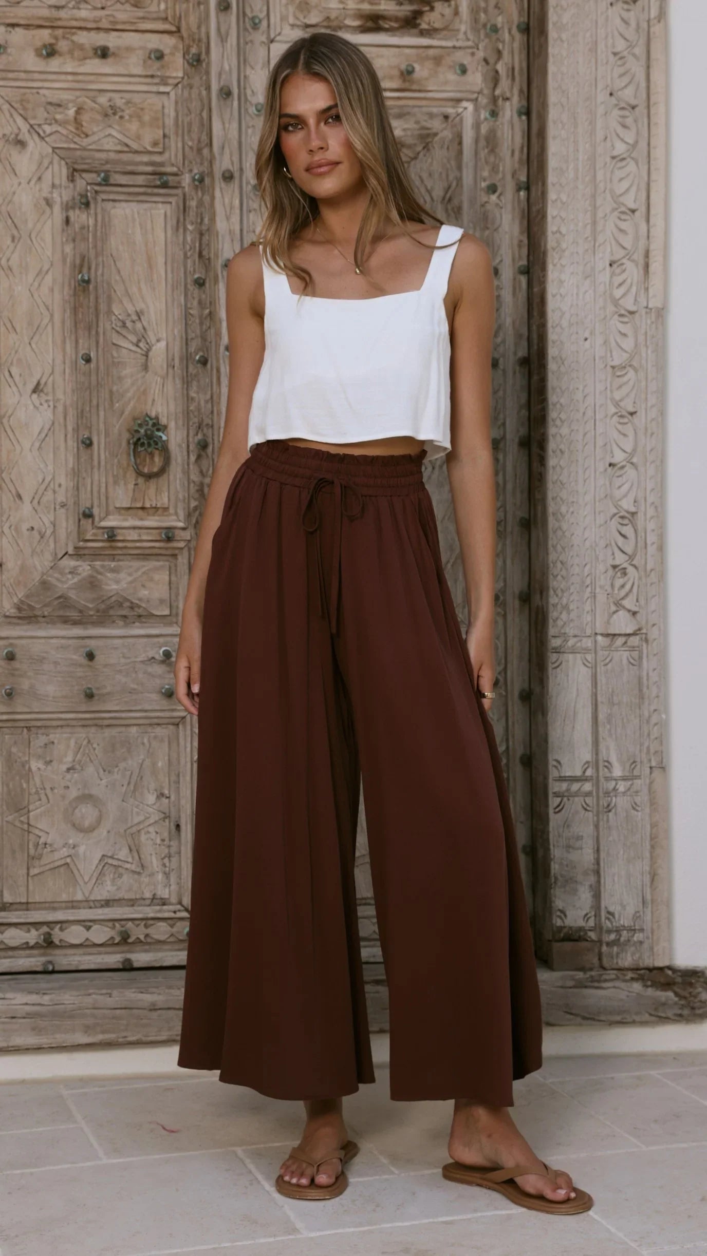 Belinda Pants Chocolate