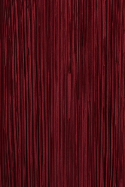Tannikah Plisse Midi Dress Ruby Wine
