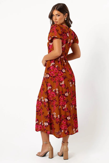 Kirby Midi Dress Vintage Garden