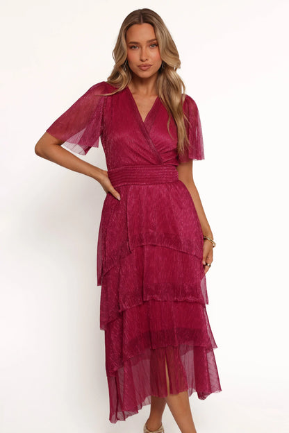 Jasmin Midi Dress Pink